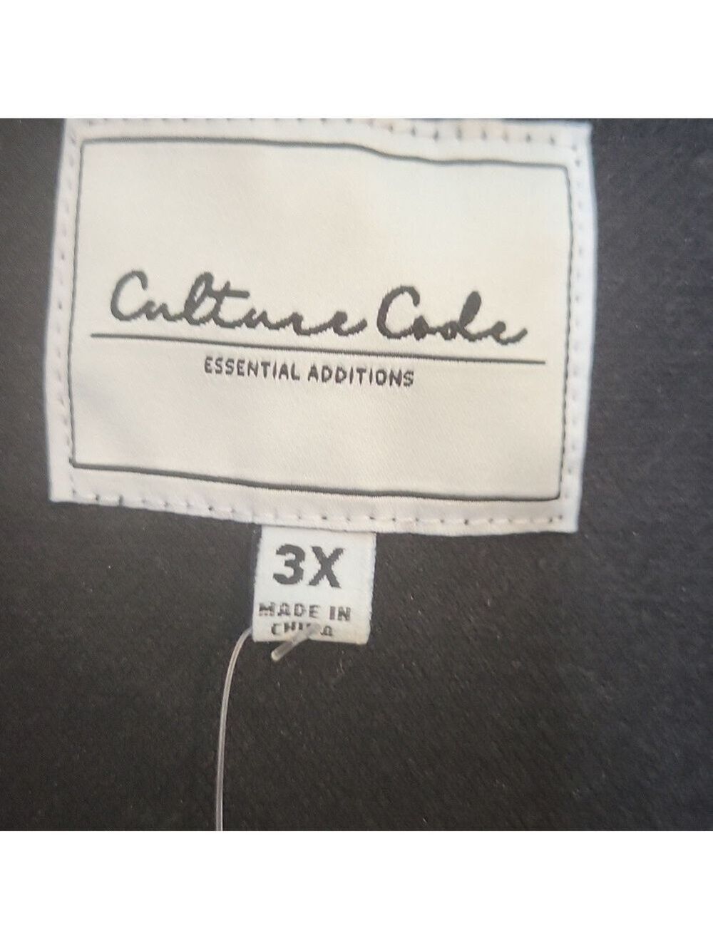 Womens Plus | Culture Code Black Jacket | C1 - Picture 4 of 8